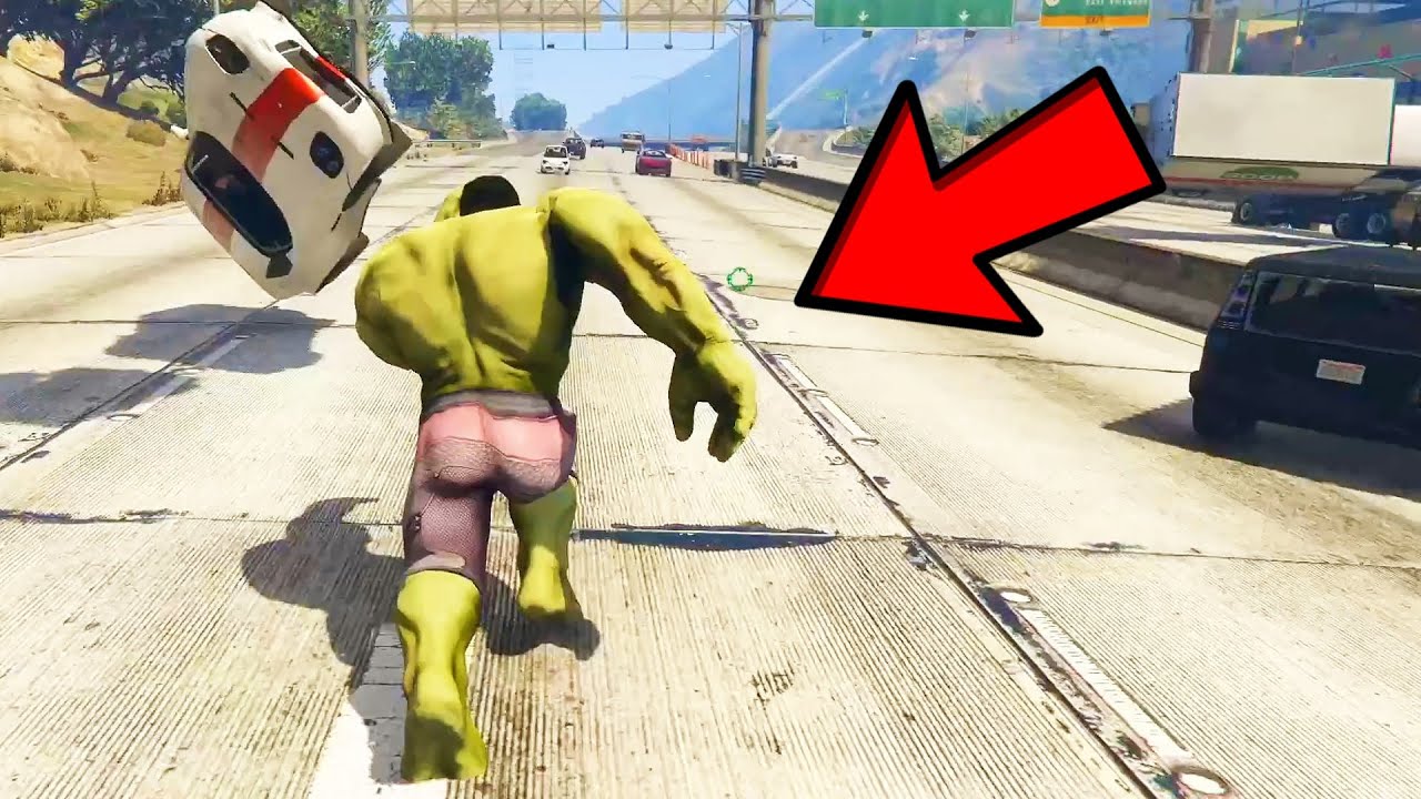 HULK TEACHES HOW TO AVOID TRAFFIC JAMS 🤣 