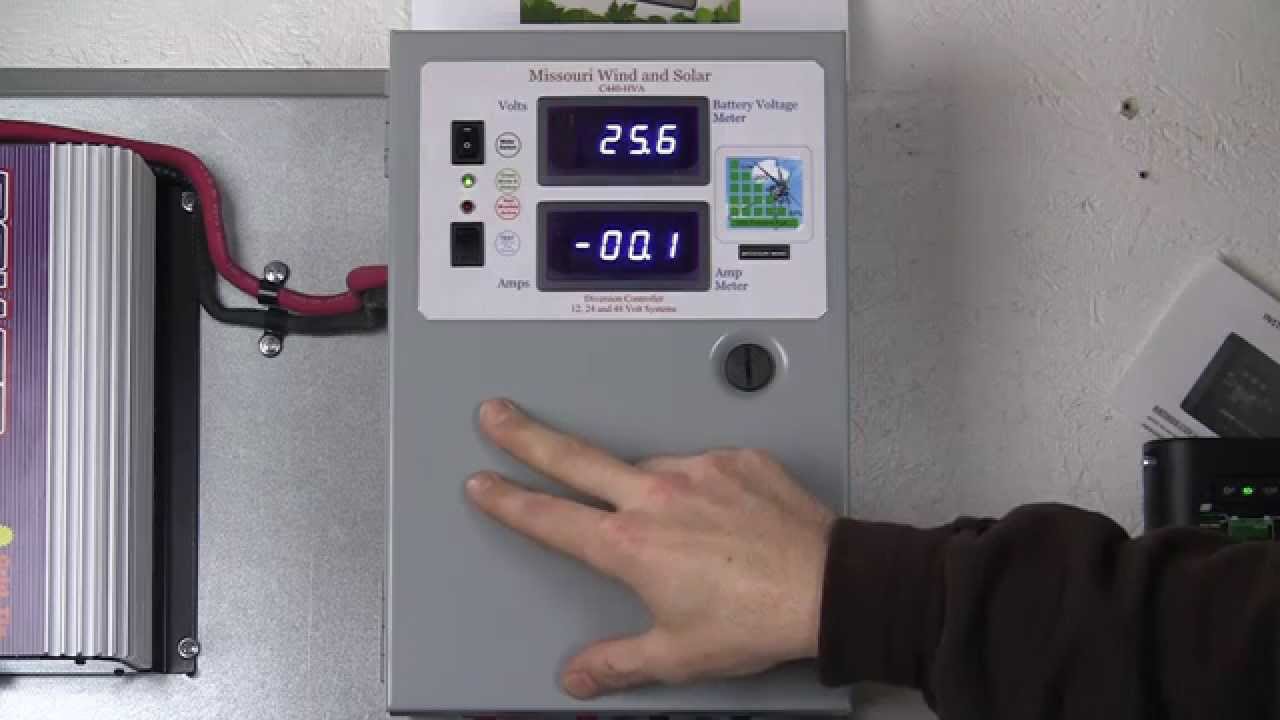 440 HVA charge controller instructions and trouble shooting MW&S
