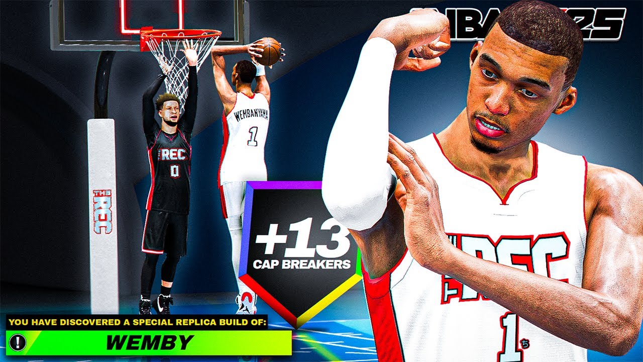 *13 CAP BREAKER* VICTOR WEMBANYAMA TEMPLATE BUILD is FLAWLESS on NBA 2K25! Best Center Build!
