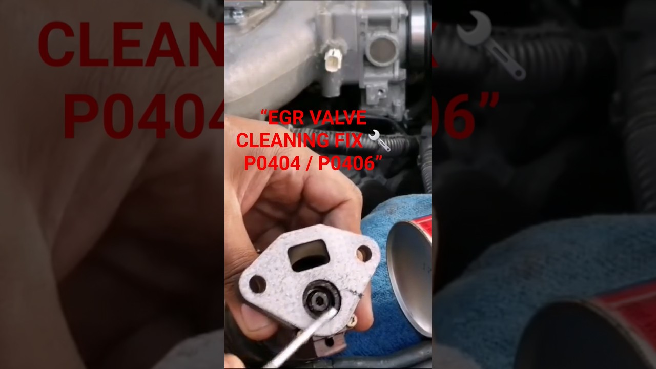 🔧 Как быстро исправить ошибки P0404 / P0406 | Быстрая и простая очистка клапана EGR