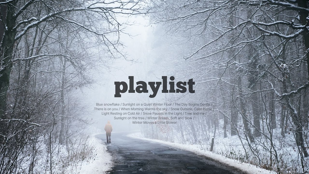 playlist 🎧 눈 오는 겨울, 고요한 숲길을 걸으며 듣는 재즈 | Cozy Tune · Winter Jazz | 카페플레이리스트
