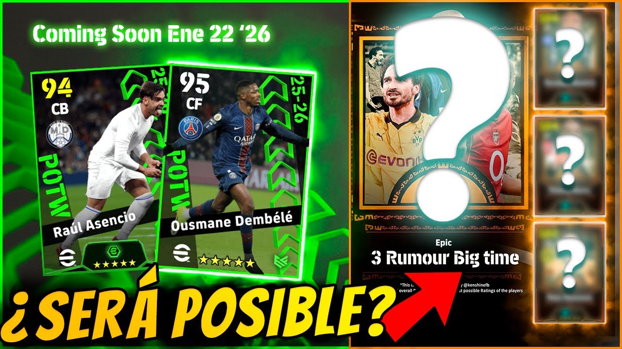 🚨 Será que se vienen más Big Times a Futuro? + Caja Especial del CAF? 😱 || eFootball 2026