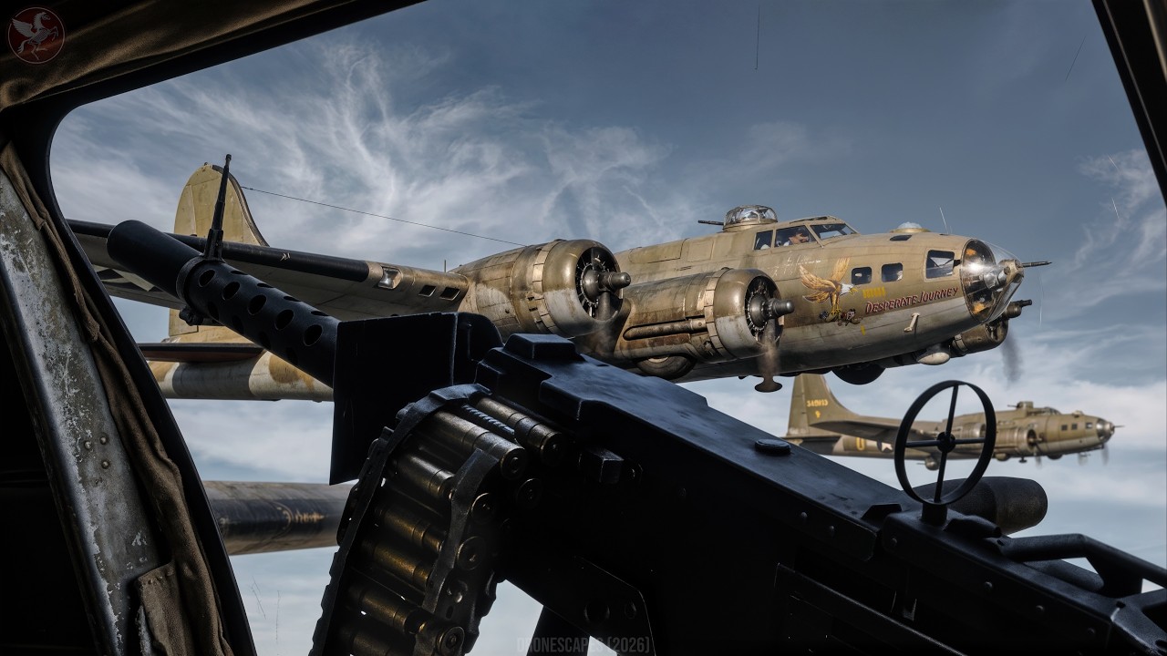 The Raw Reality of WWII Aerial Warfare In Color | 1944 Wilhelmshaven Raid. Restored 4K Footage