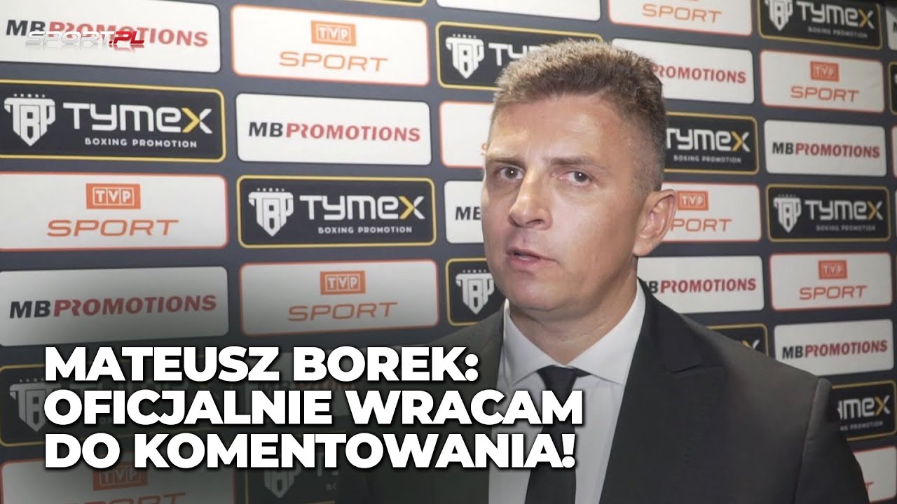 Borek o kontrakcie promotorskim z TVP Sport i odejściu z Polsatu