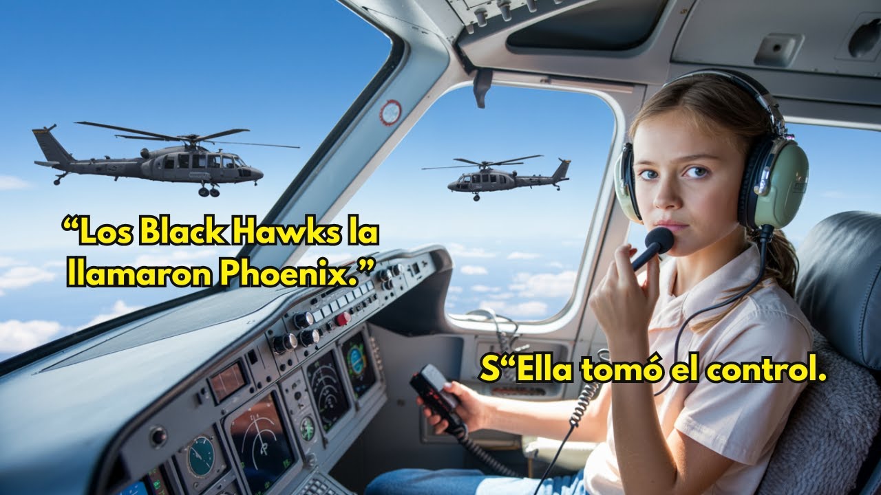 La cabina quedó en silencio  35.000 pies—hasta que los Black Hawks oyeron la voz de una niña Phoenix