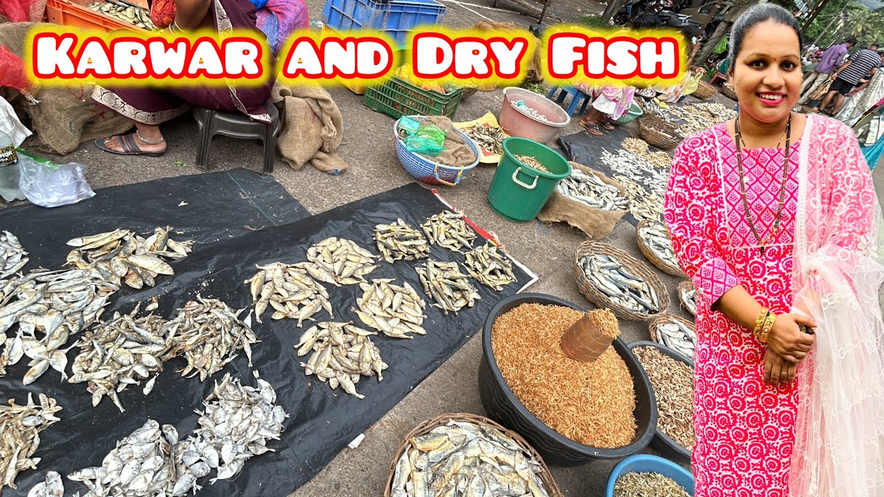 Karwar’s Famous Sunday Dry Fish Market|Price, Varieties, Quantity and quality|Dandiya Night|