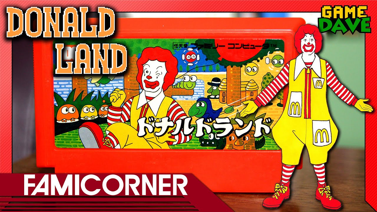 Donald Land : Japan's McDonald's Famicom Game - FamiCorner Ep 12 | Game Dave