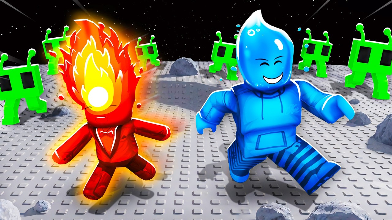 روبلوكس فصفص النار وسعدون الثلج ! Water & Fire