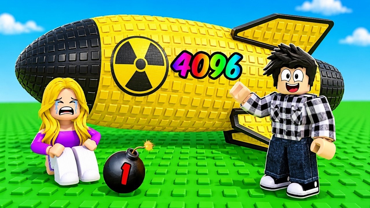Fusionner LA PLUS GROSSE Explosion dans Roblox pour GAGNER !!