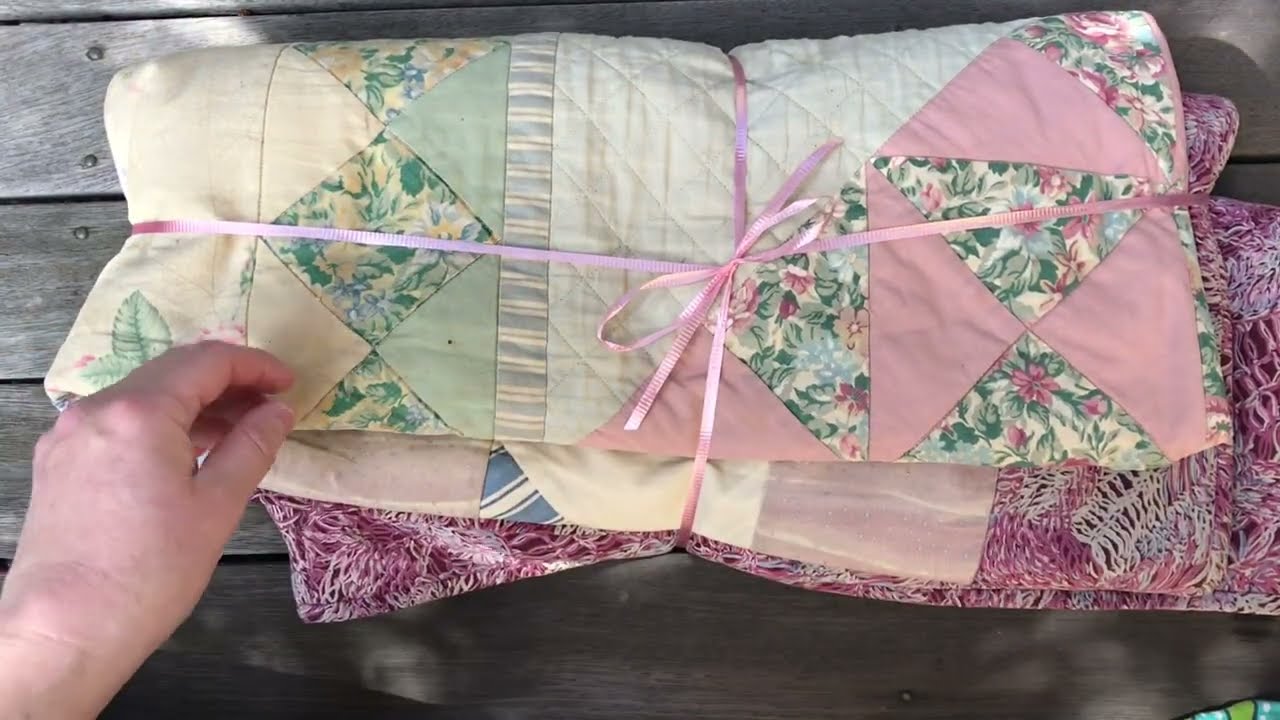 Vintage slow stitch haul from regional Victorian op shop / charity / thrift stores #thriftythursday