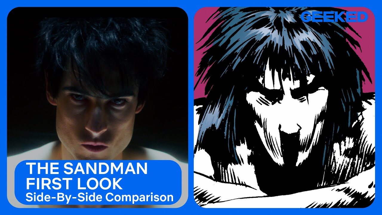 The Sandman First Look | Comic Side-by-Side Comparison | Netflix Geeked