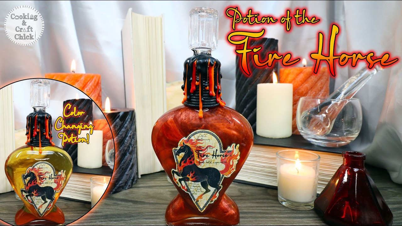 Potion of The Fire Horse! Magical Color Changing Potion in honor of the Chinese New Year