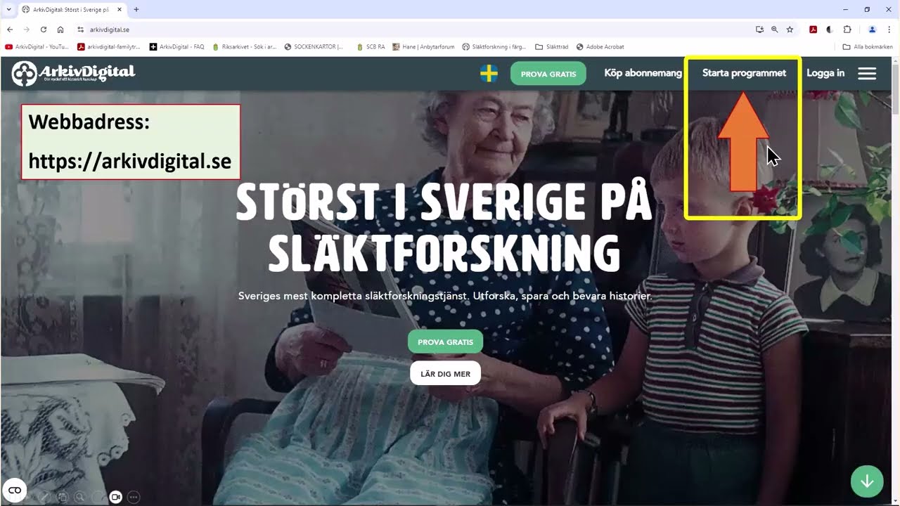 Föreläsning med ArkivDigital den 2 oktober 2024 - Lär dig använda ArkivDigital