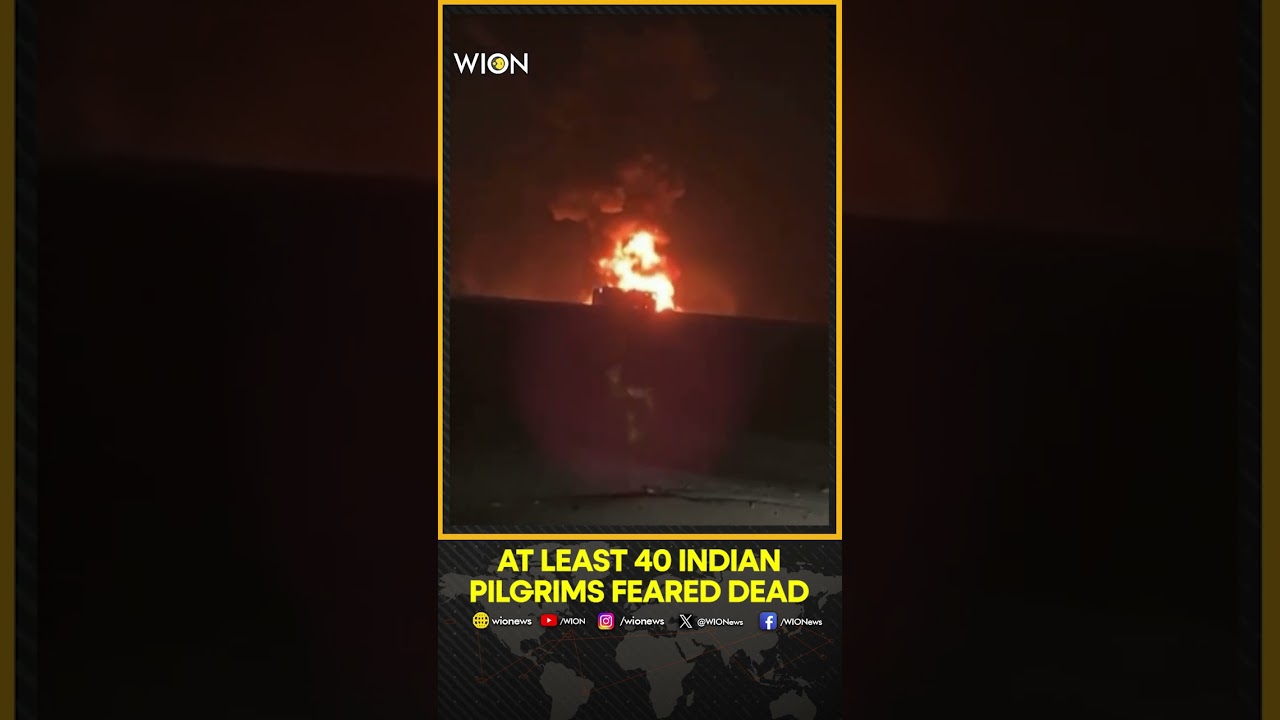 Saudi Bus Accident: At Least 40 Indian Pilgrims Feared Dead in Saudi Arabia Bus-Tanker Crash | WION
