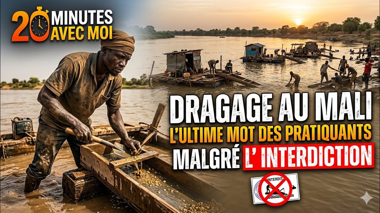 Dragage au Mali, ultime mot des pratiquants malgré l'interdiction par la loi. 1ère partie 