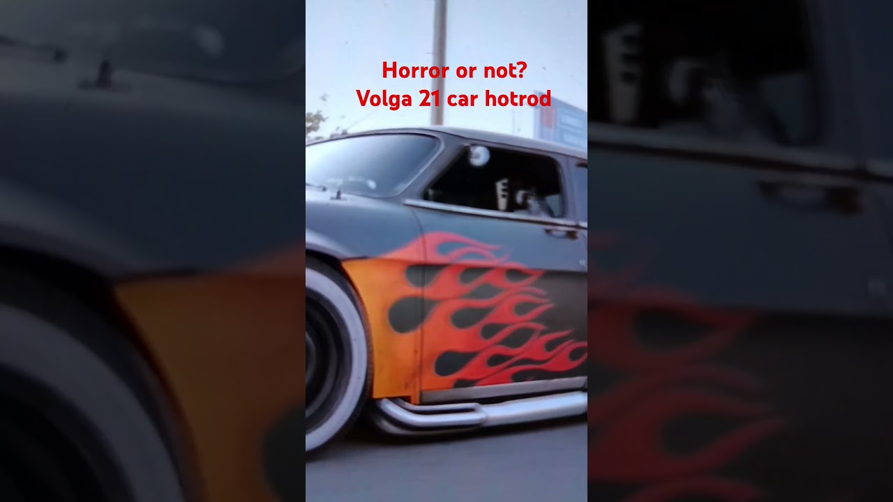Hotrod Volga 21 Gaz 21 car. Custom cars #volga #volga21 #customcars #gaz21 #shorts #hotrod #v8power