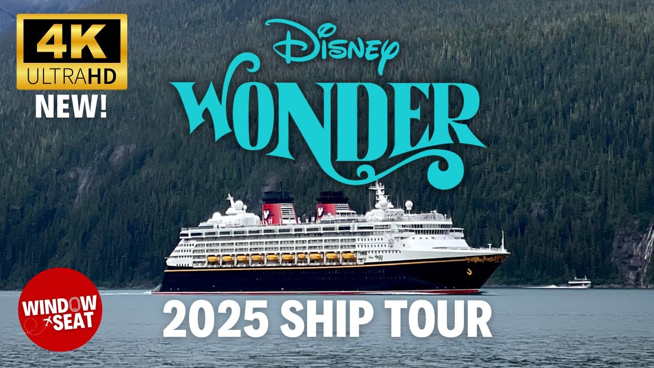 FULL 2025 Disney Wonder Alaska Ship Tour 🛳✨