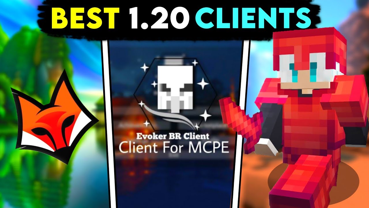Top 5 Client For Mcpe 1.20+ ( FPS boost ) || Best Lag Fix Client For Minecraft Pocket Edition 😆
