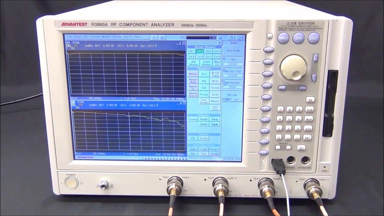 Advantest R3860A 4Port VNA