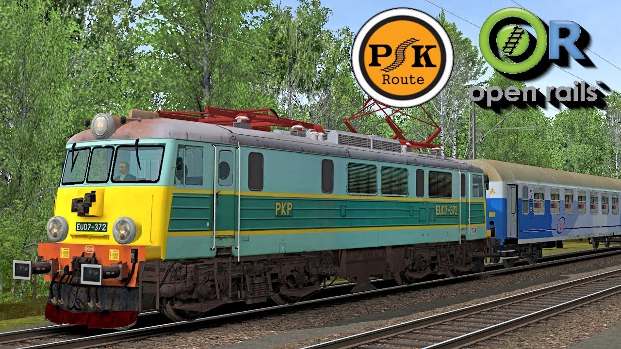 TLK SZTYGAR EU07 Open Rails - Polskie Szlaki Kolejowe