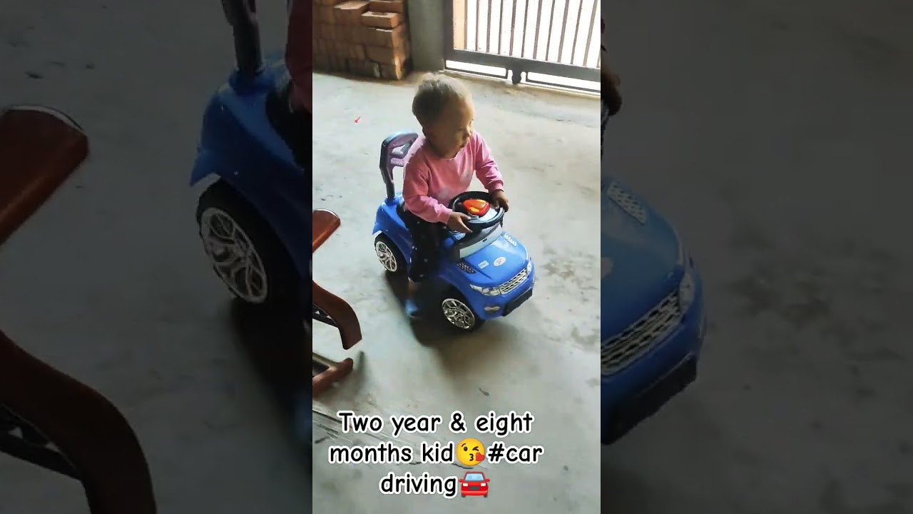 Owhite car driving🚗🚗🚗 #cutebaby