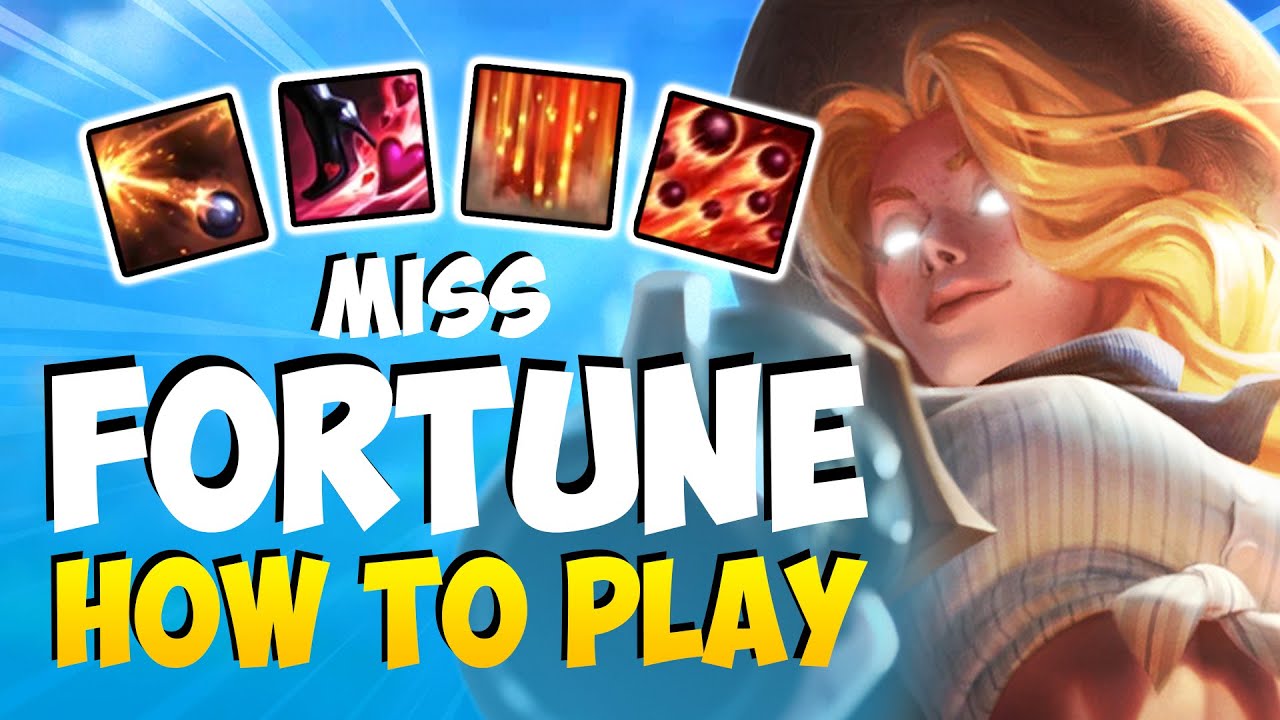How to Play MISS FORTUNE ADC for Beginners | MISS FORTUNE Guide Season 15 | League of Legends