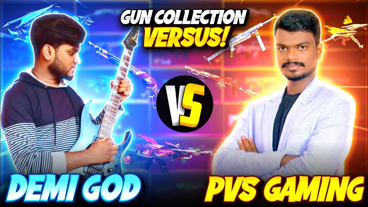 😡இவரு இப்படி பண்ணிட்டாரு😭!! Demi God  Vs PVS GAMING 😱 Tamilnadu Richest Gun Collection Versus Battle