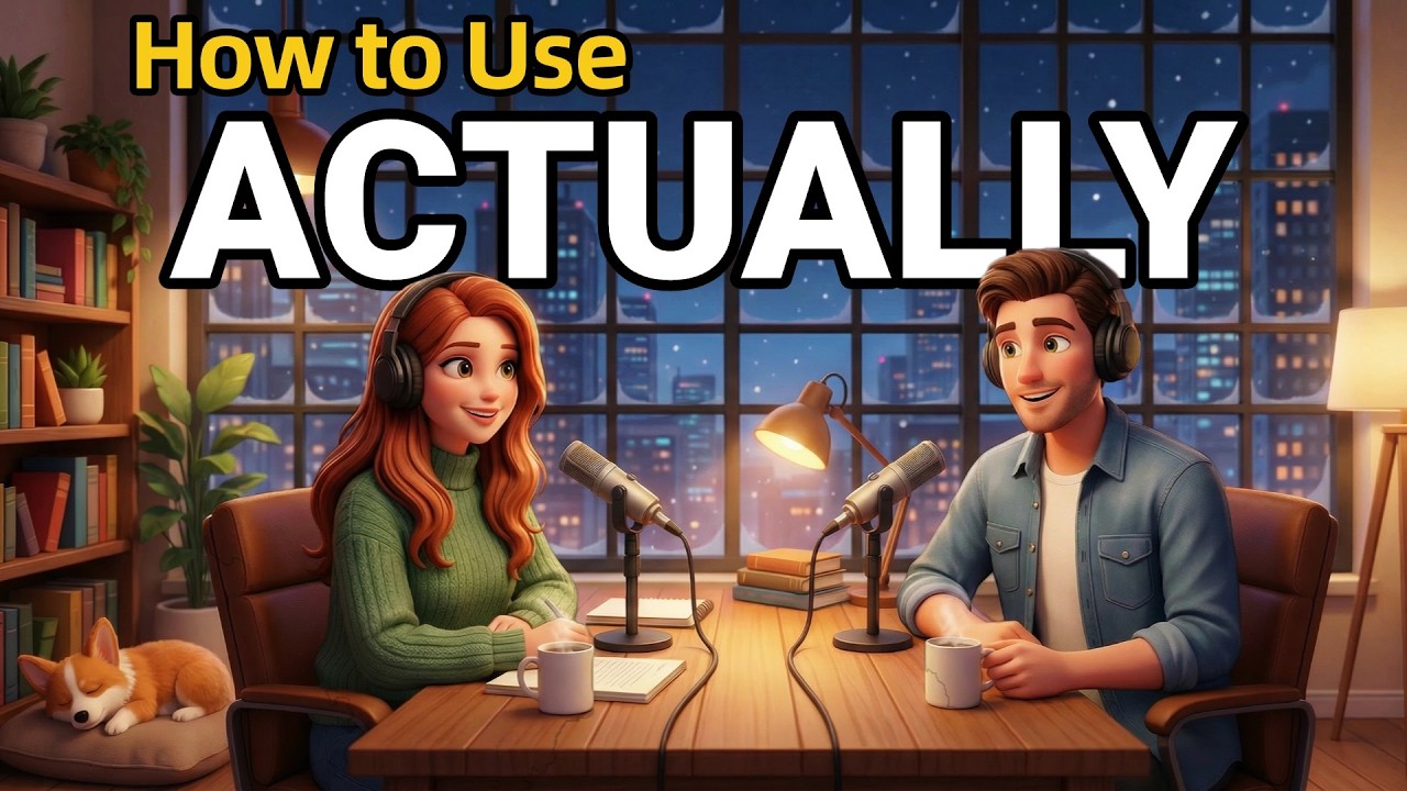 How to Use ACTUALLY in Everyday English | Daily English Conversations | English Podcast
