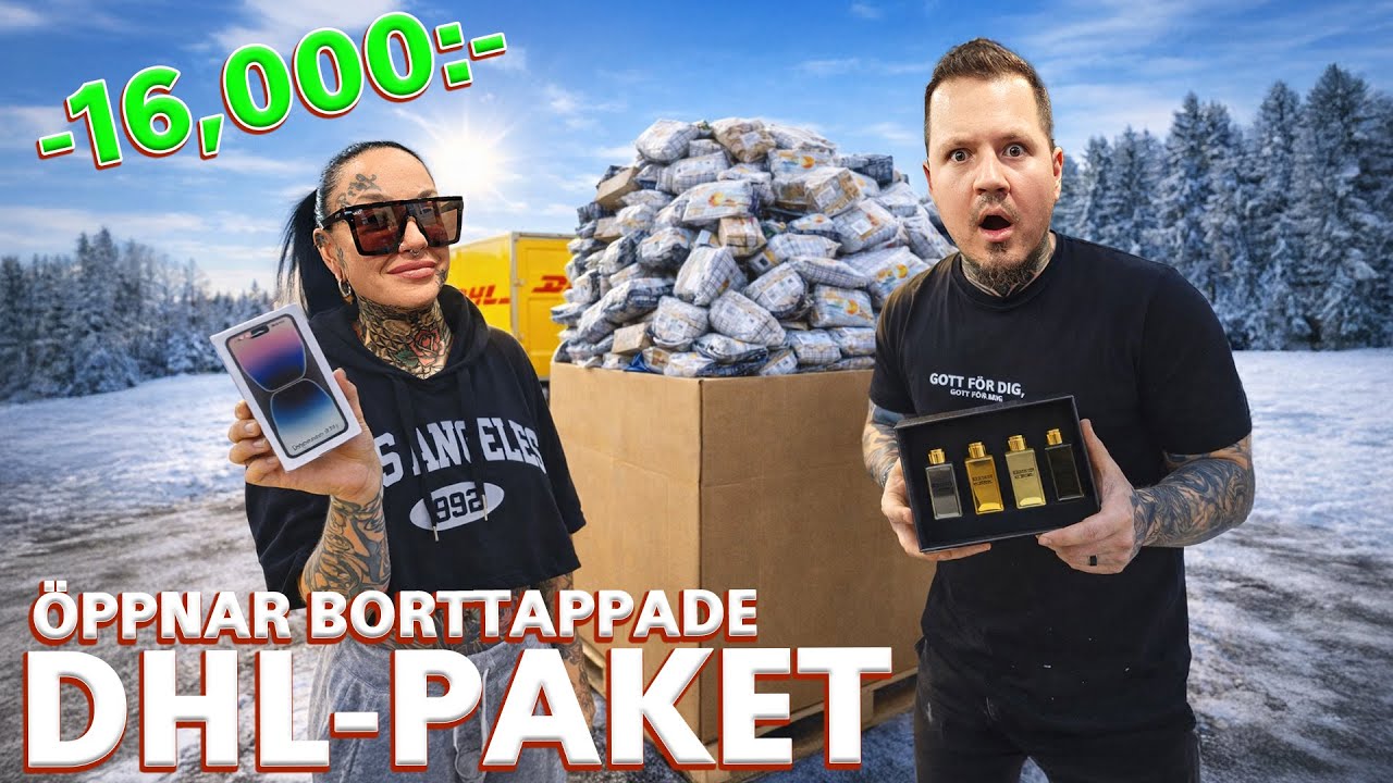 Dyra Parfymer & Lyxprodukter - Pall Med Outhämtade DHL Paket För 16,000kr