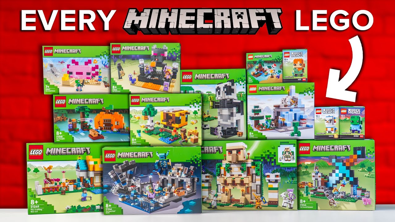 Я собрал ВСЕ наборы LEGO Minecraft 2023 года