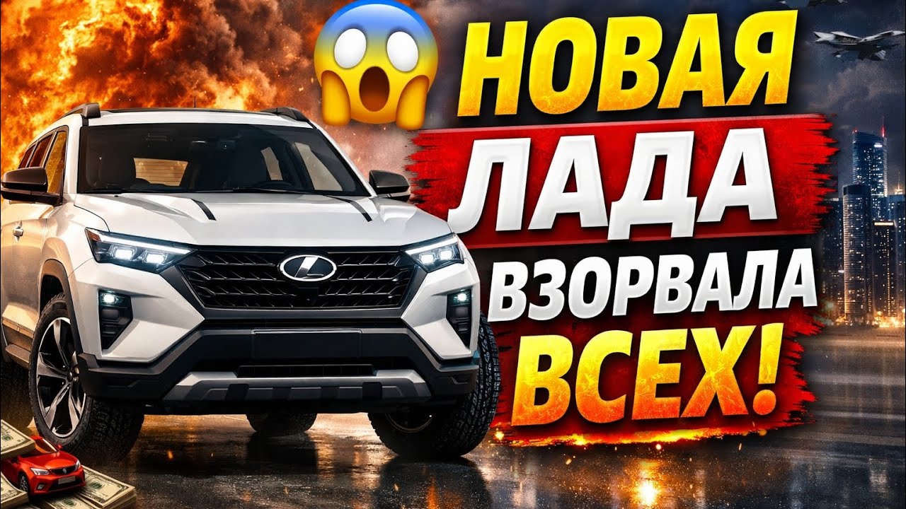 LADA TAIFUN ВЗОРВАЛ ИНТЕРНЕТ 😱 Новый российский кроссовер, который напугал конкурентов