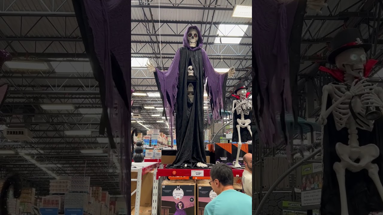 Halloween Decor: 10ft Animated Reaper at Sam&rsquo;s Club ($230) - August 2024