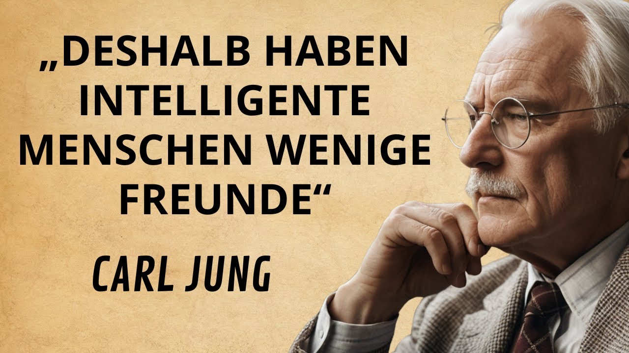 10 GRÜNDE, WARUM INTELLIGENTE MENSCHEN WENIGE FREUNDE HABEN  | CARL JUNG
