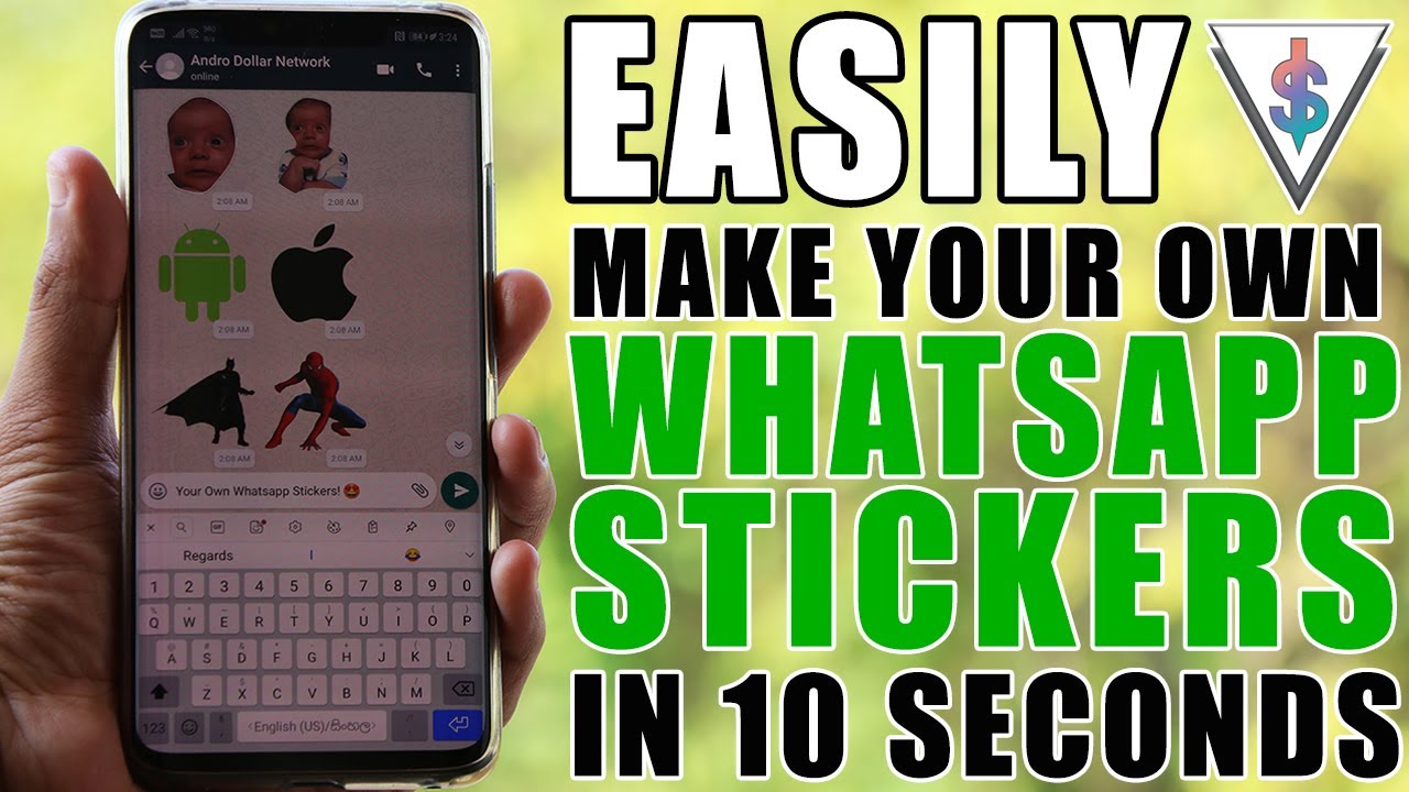 How to easily make Whatsapp Stickers on your smartphone for FREE! 🇱🇰