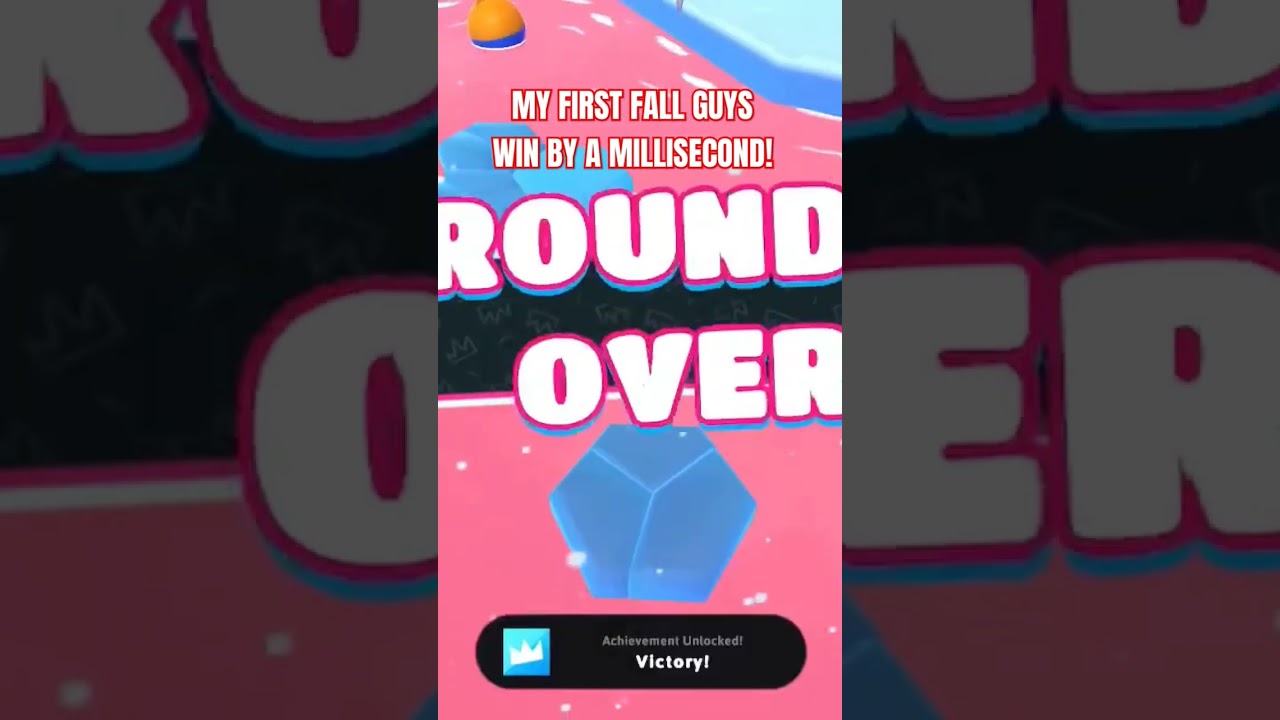 WINNING MY VERY FIRST CROWN BY A MILLISECOND (FALL GUYS) #fallguys #fallguysgameplay #fallguysgame