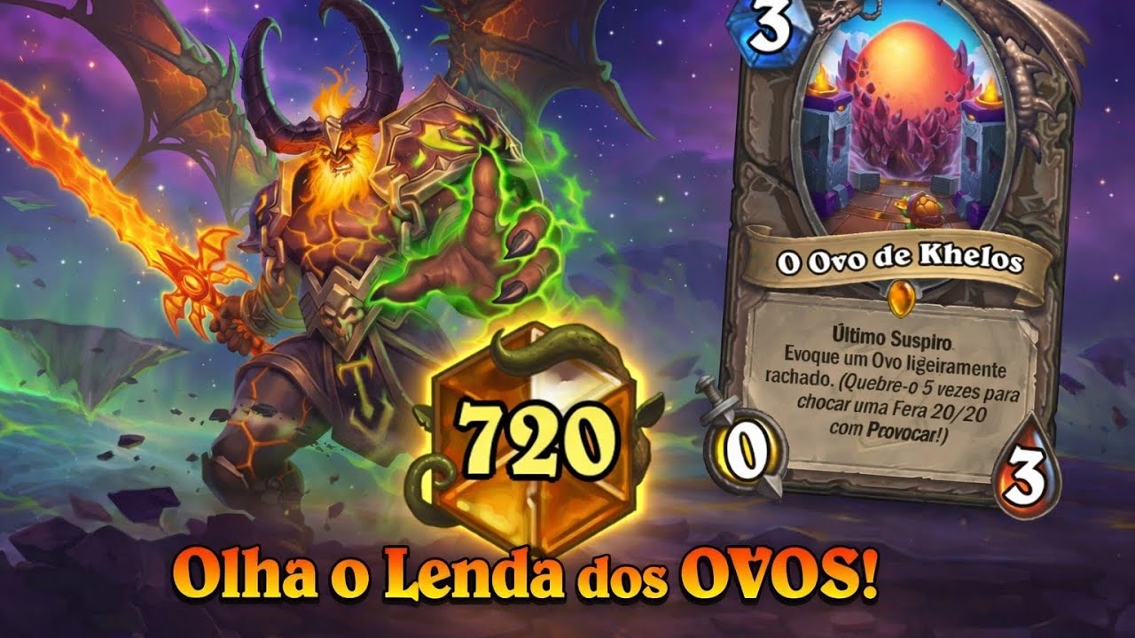 Conquistando o Rank Lenda no Modo Livre - Egg Warlock Wild