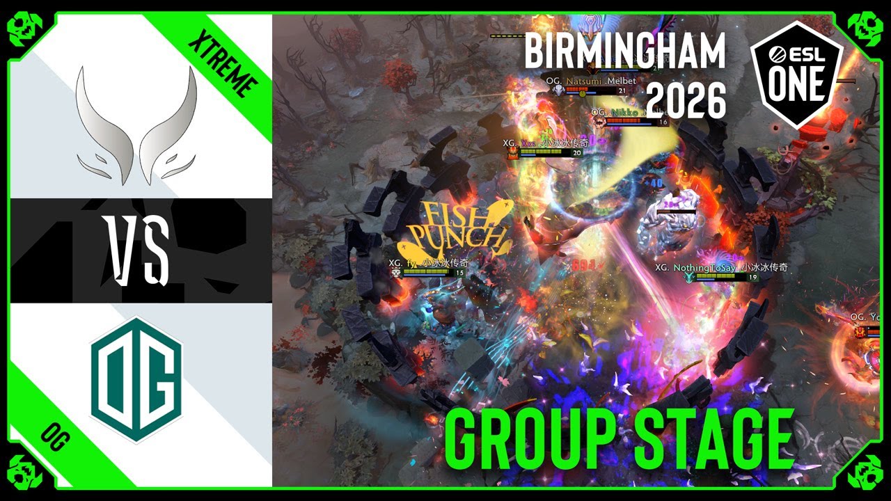 XTREME vs OG - HIGHLIGHTS - ESL One Birmingham 2026
