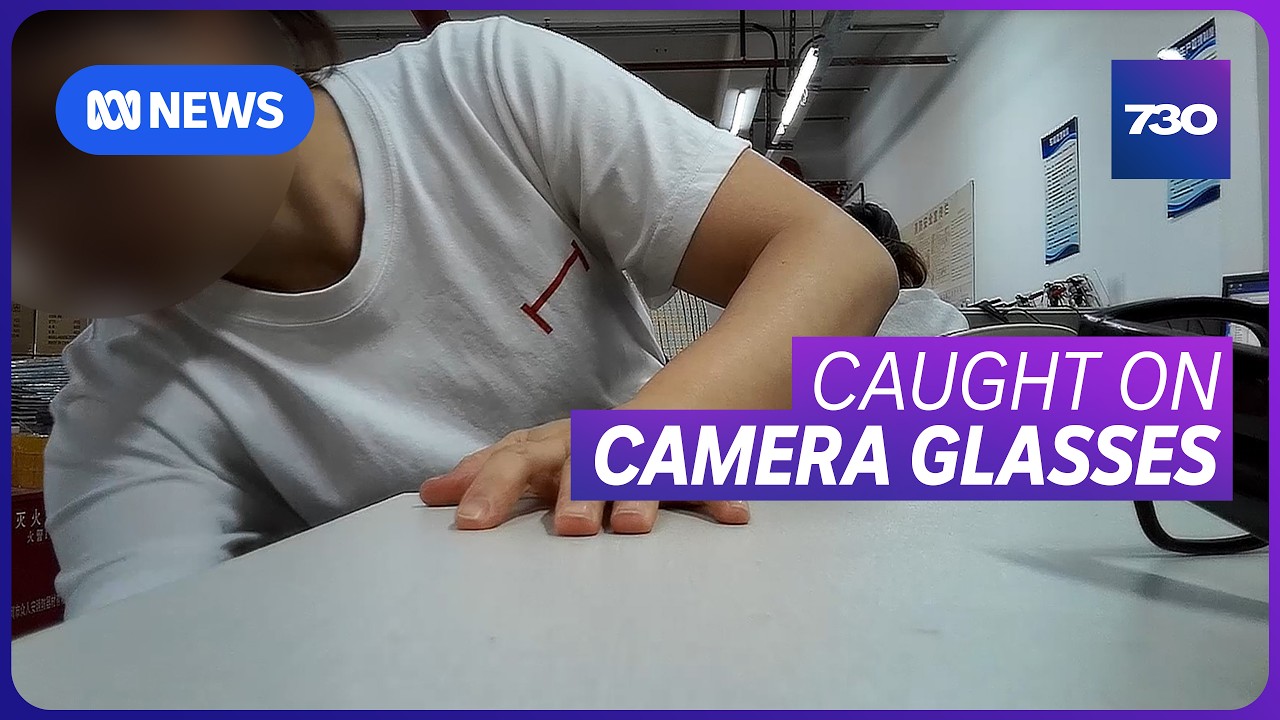 Camera glasses contain footage that appears to have been accidentally filmed inside factory | 7.30
