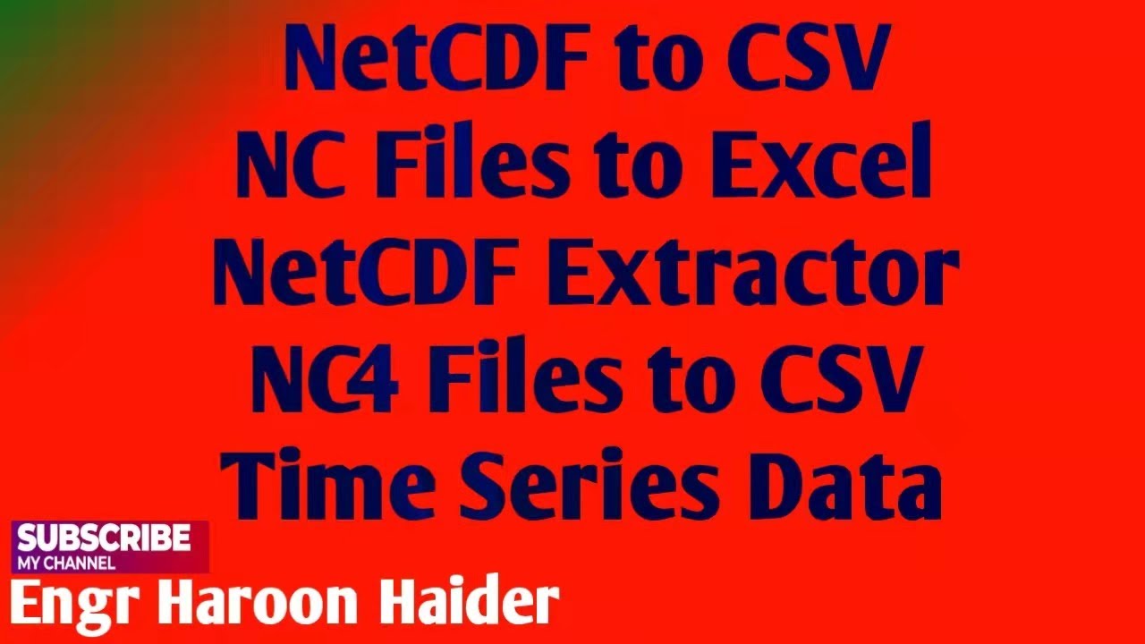 How to Extract NetCDF Data Using ArcGIS || NetCDF Extractor || Copy GIS Attribute Table to Excel ||