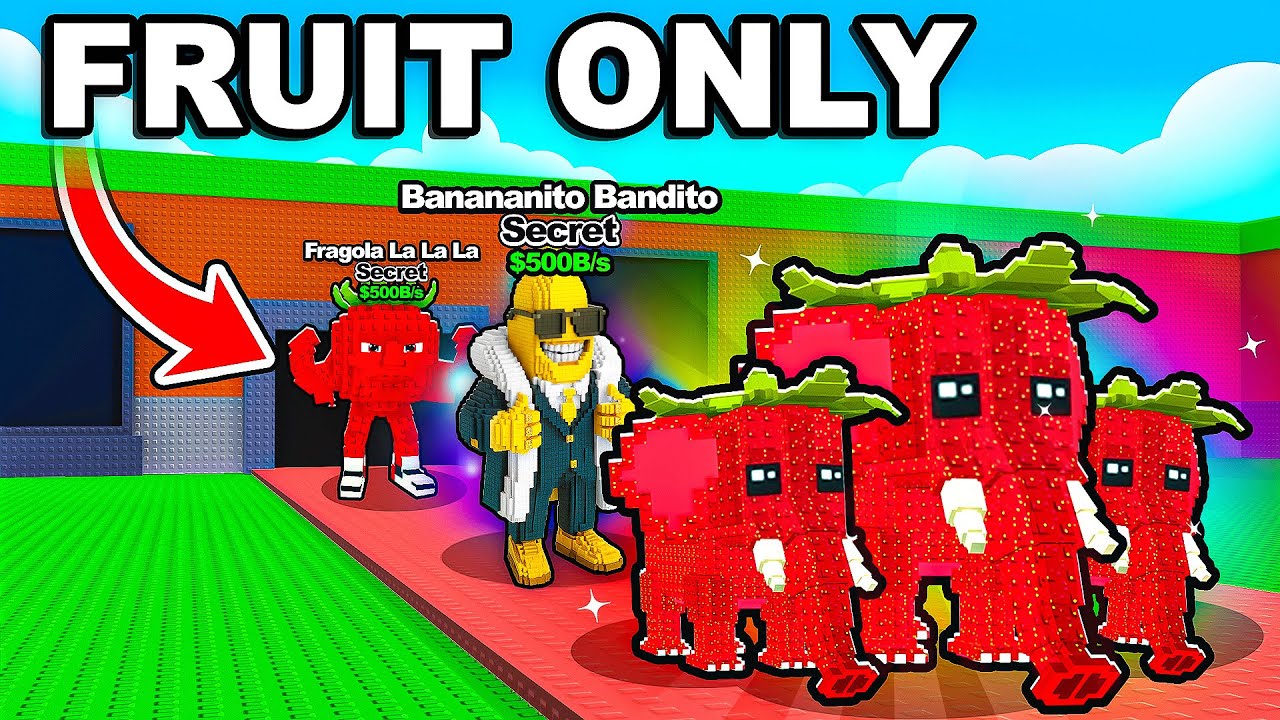 От 0 до 1 ТРИЛЛИОНА долларов с фруктами Brainrots