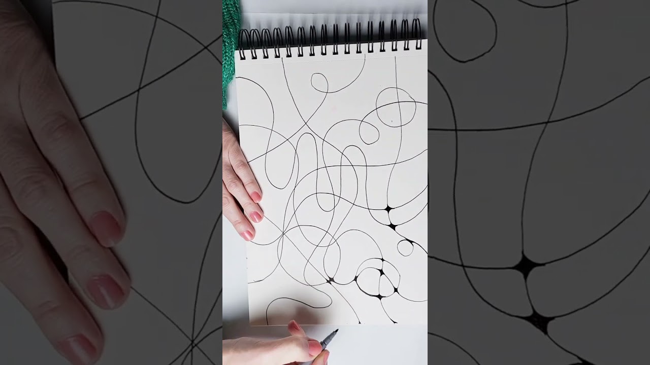 d&eacute;couvre le dessin neurographique #dessinneurographique #short