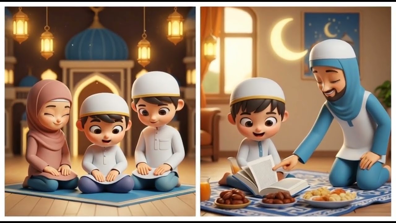 Kids Roza Dua & Iftar Dua 🌙🍽️ | Ramadan Children Rhyme”