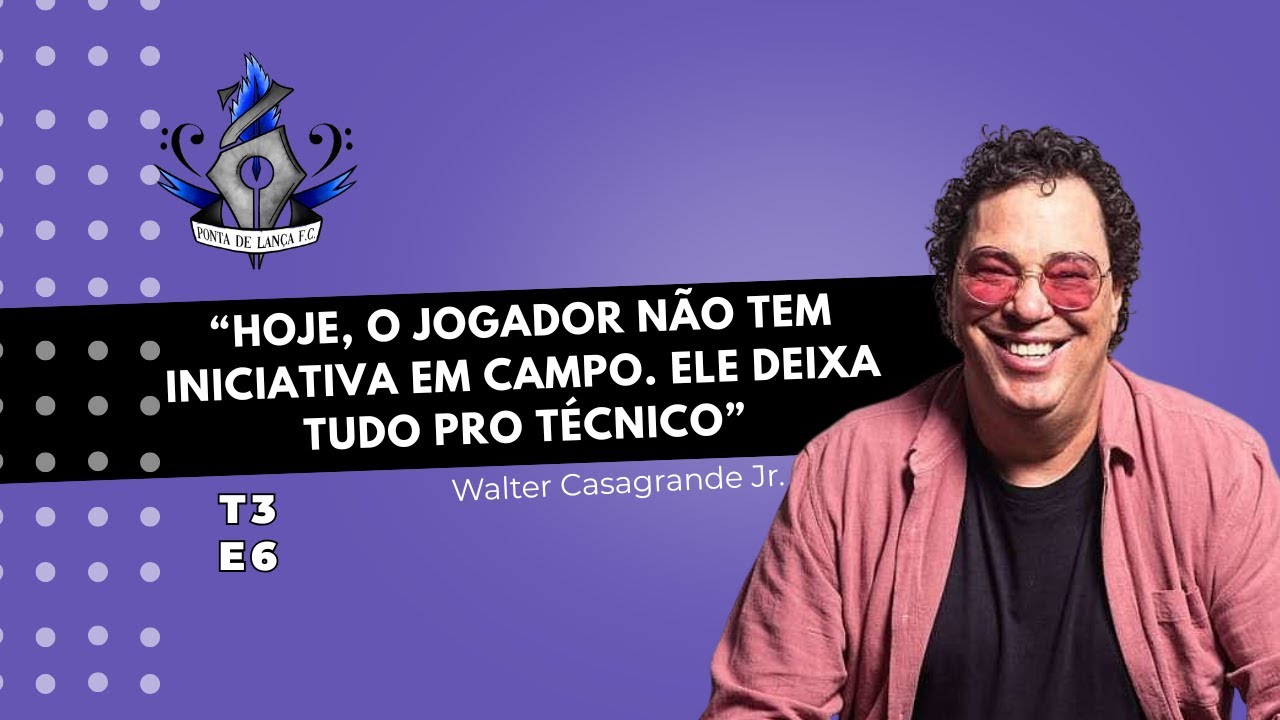 HOJE, O JOGADOR NÃO TEM INICIATIVA EM CAMPO. ELE DEIXA TUDO PRO TÉCNICO