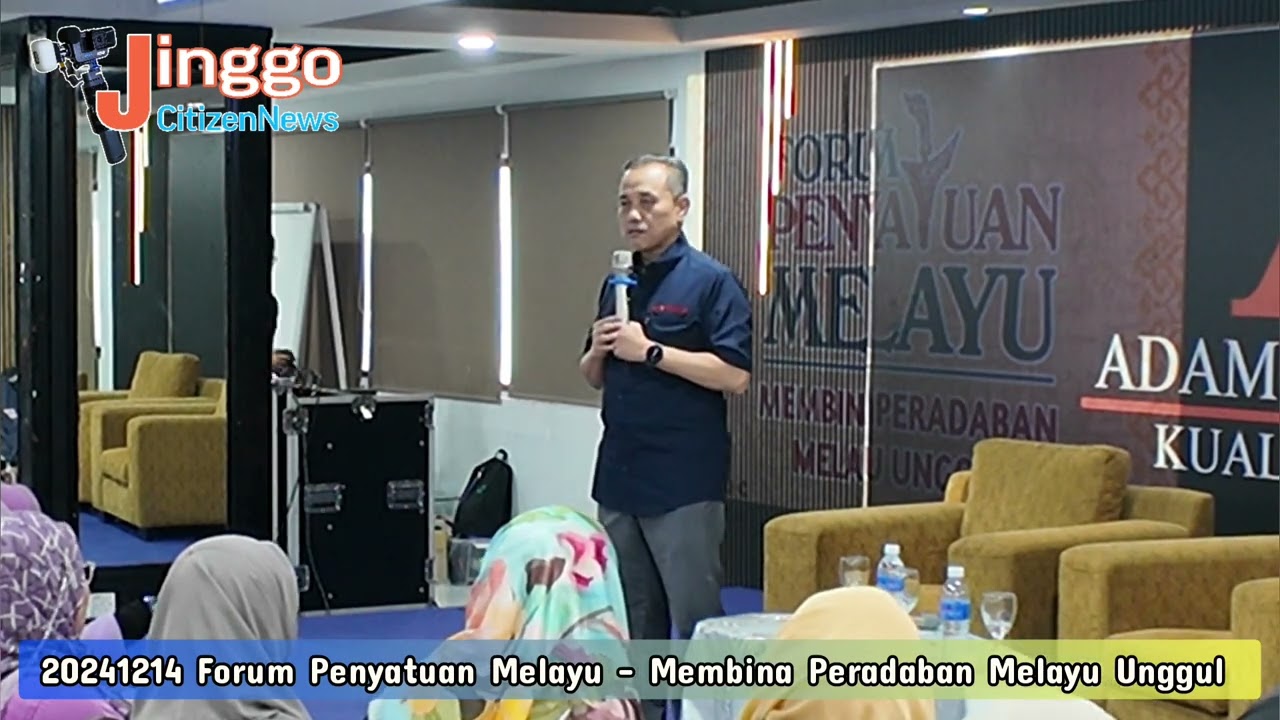 20241214 Forum Penyatuan Melayu - no more memos, no more demos, no more politics, we go on economics