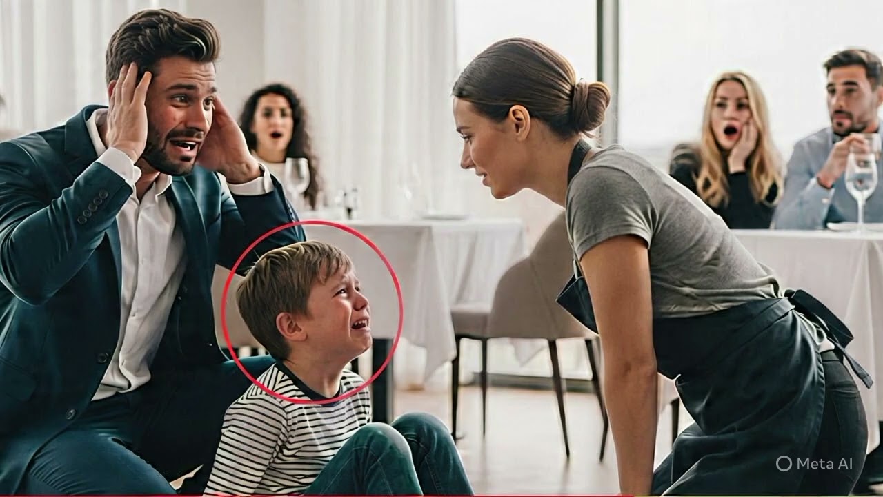 Никто не мог успокоить сына миллионера с аутизмом… пока официантка не сделала НЕВОЗМОЖНОЕ?