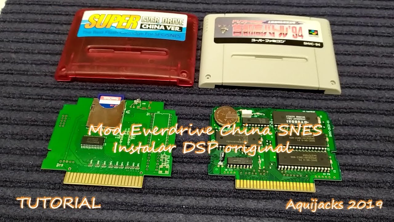 Instalar DSP1 a EVERDRIVE China de SuperNintendo SNES