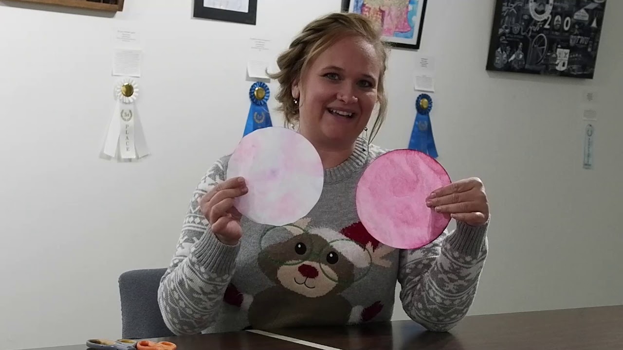 Coffee Filter Snowflake craft