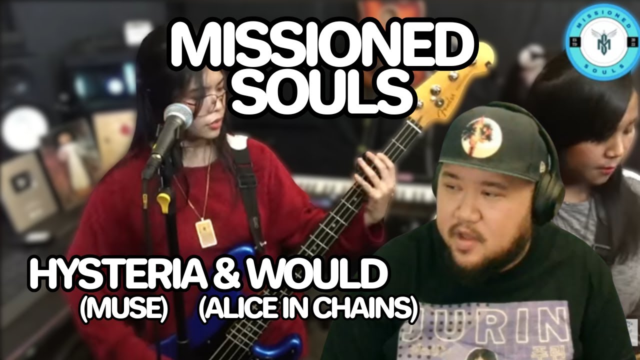 That Bass Tho!👀Missioned Souls Double Cover Reactions 'HYSTERIA' (Muse) & 'WOULD' (Alice in Chains)