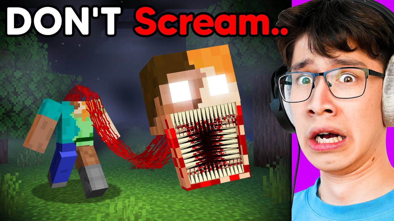 Minecraft, но если закричать, станет ещё страшнее
