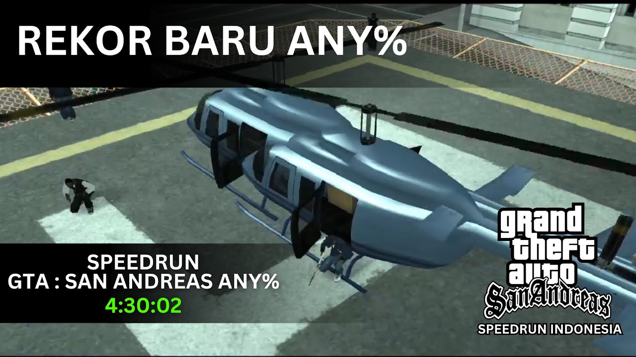 Rekor Baru GTA San Andreas Any% | Speedrun GTA Indonesia